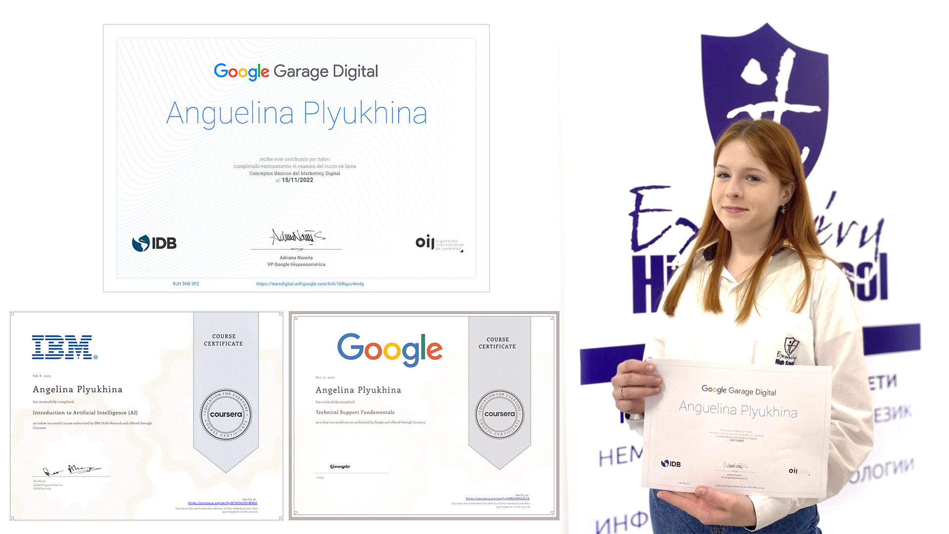 angelina certs