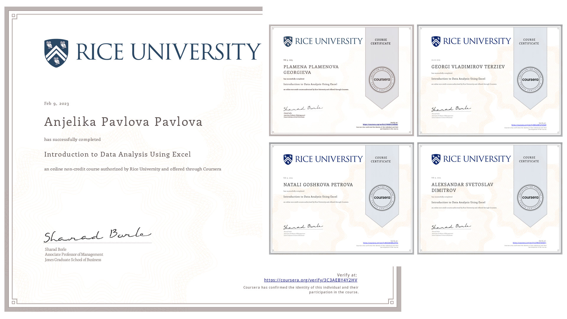 rice uni certs